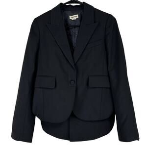 Zadig & Voltaire Vistaro Menswear-Style Blazer Black Size 36 (US Small) NWOT